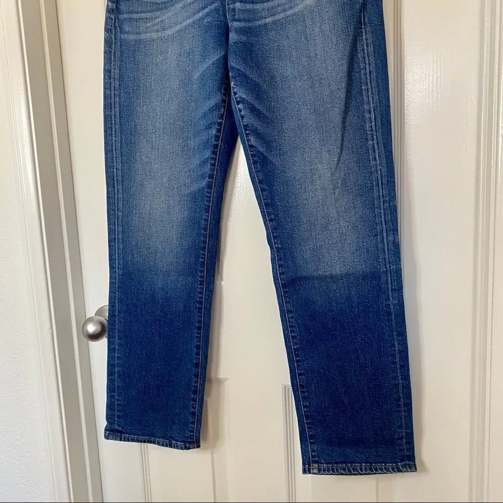 Madewell Women’s Cruiser Straight Crop Wide Leg Jeans 27 - Picture 3 of 11